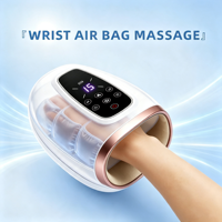 Neuheit: Elektrisches Handmassagegerät mit Rollen und Knetfunktion, Beheizt, Akupressur, Vibrationsmassage für Finger und Hände