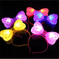 Bandeau lumineux noeud papillon bandeaux lumineux bandeau LED pour fête de noël fournitures d'événement faveurs de fête