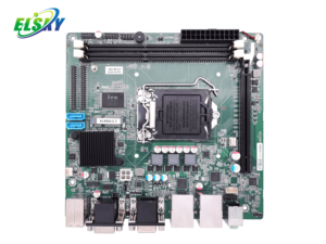 Carte mère ELSKY Intel Haswell 4e génération LGA <span class=keywords><strong>1150</strong></span> avec processeur Core I3/i5/i7, 2 ports LAN, 10 ports COM, 8 ports USB 2.0, DDR3 16 Go de RAM pour ordinateur de bureau - Product Image 1