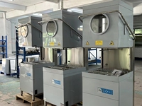 Lave-vaisselle professionnel à capot, automatique, 60 paniers/heure, haute efficacité, autonome, pour la restauration