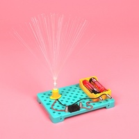 Kit d'expérimentation scientifique amusant pour enfants avec fibre optique en plastique à changement de couleur et matériel pédagogique