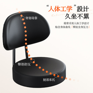 Lingtuo <b>Office</b> Chair Height <b>Adjustable</b> Swivel <b>Desk</b> Chair For Home <b>Office</b> Use - Product Image 4