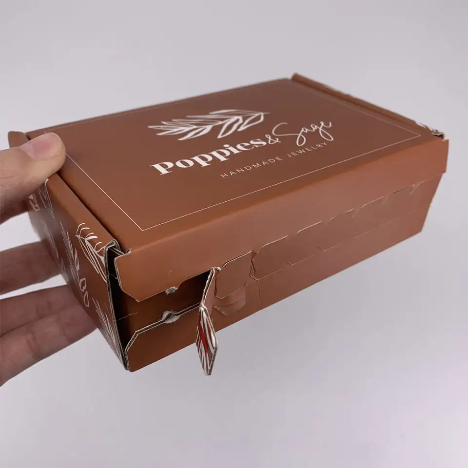 Kotak kardus kertas kustom Caja De karton untuk donat sesuai ukuran kotak donat kertas untuk kemasan makanan