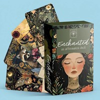 Kartu Tarot Oracle Afirmasi Positif Ramah Lingkungan yang Dapat Disesuaikan Secara Grosir dengan Bahan Kertas & PVC Termasuk Buku Panduan