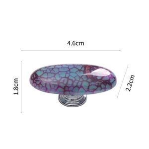 الشركة المصنعة خفيفة فاخرة كريستال العقيق تسحب المقابض درج عقيق حقيقي ، مقابض - Product Image 6