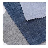 RE11428 Vente en gros de jeans teints en fil de coton polyester recyclé biologique chanvre écologique durable Denim Prix