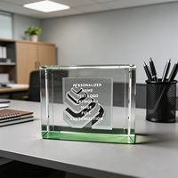 Neelpure 178042 Trofeo de Cristal K9 Transparente Rectangular Personalizado con Grabado Láser DIY