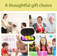 FL Balles magnétiques en silicone sans BPA 22 mm, jouets anti-stress à presser pour l'autisme et la stimulation sensorielle, 14 ans et plus