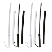 Épée de samouraï japonaise en plastique LED lumineuse, 100 cm, grande taille, accessoire d'anime, cadeau unisexe