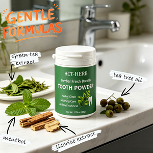Poudre dentifrice blanchissante et détachante Yansley, contenant du menthol et du bicarbonate de soude, propriétés anti-mites et antibactériennes - Product Image 3