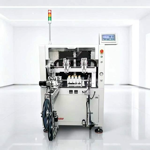 High Throughput 8 Station IC Programmer Full Auto Tape Feed Chip Programming Machine for Semiconductor Assembly Mass Burning