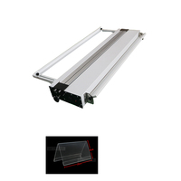 Machine de pliage de panneau acrylique en plastique de plexiglas transparent de 125cm pour l'industrie de la publicité