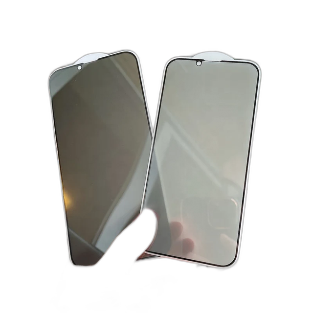 Compatible Mobile Phone Accessory  Quality 9D 18D Anti-Spy Privacy Tempered Glass Screen Protector Full Cover for iPhone 15