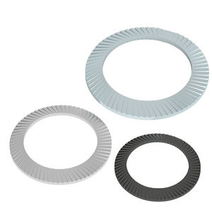 DIN9250 304 SS 65Mn serratura Lavatrici doppio disco a stella dentata tonda antiscivolo antiscivolo resistente Lavatrici - Product Image 2