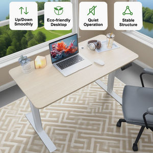 โต๊ะตั้งคอมพิวเตอร์ปรับความสูงได้มอเตอร์คู่สำหรับบ้านสำนักงานปรับได้ - Product Image 3