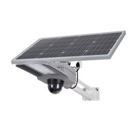 Lampadaire solaire avec caméra, 1080P, 2 millions de pixels, cctv, wi-fi, 4G, 50w, 100w