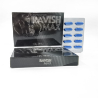 RAVISH Max Capsules de vitalité pour hommes Formule Premium Performance Endurance Énergie Soutien Boîte de 10