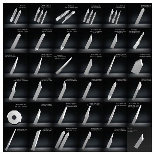 Dekeer Tungsten Carbide Mechanical Vibrating Blade HRA 87-92 for Cutting Films Tapes | Oscillating Cutting Knife for CNC