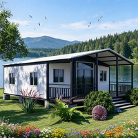 Maison conteneur extensible de type Granny Flat aux normes australiennes, 20 pieds, 40 pieds, avec cuisine et salle de bain, livraison directe d'usine