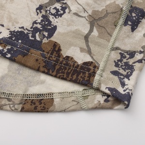 Magliette a Maniche Lunghe in <span class=keywords><strong>Lana</strong></span> Merino per <span class=keywords><strong>Uomo</strong></span>, Protezione Solare, Zip 1/4, Asciugatura Rapida, Rinfrescanti, Camouflage per Pesca e Caccia - Product Image 4