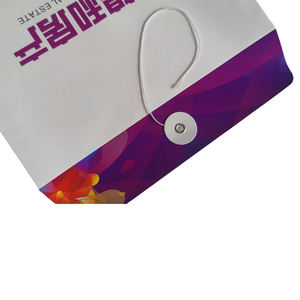 Sacs à documents pour clients, papier kraft brun, illustrations personnalisées, image de marque d'entreprise, recyclable, stockage de données, <span class=keywords><strong>agence</strong></span> immobilière, documents - Product Image 4