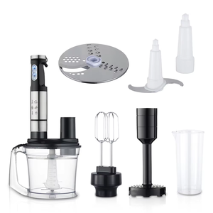 Mixeur multifonctionnel 6-en-1 en acier inoxydable à 2 vitesses, pour cuisine, portable, personnalisable en usine, certifié Cus - Product Image 5