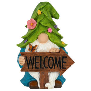 BSCI fabrika kuş evi dışında asılı komik arı güneş Gnome <span class=keywords><strong>Birdhouse</strong></span> - Product Image 5