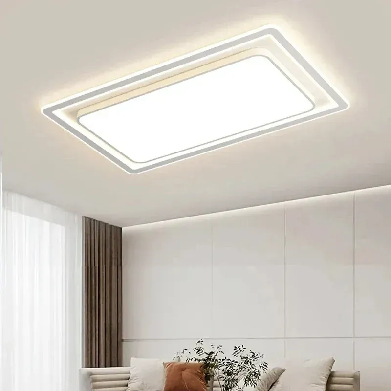 Modern LED Ceiling Lamp Remote Control Dimmable Ceiling Light for Living Room Bedroom Study Home Lighting OEM Factory Custom