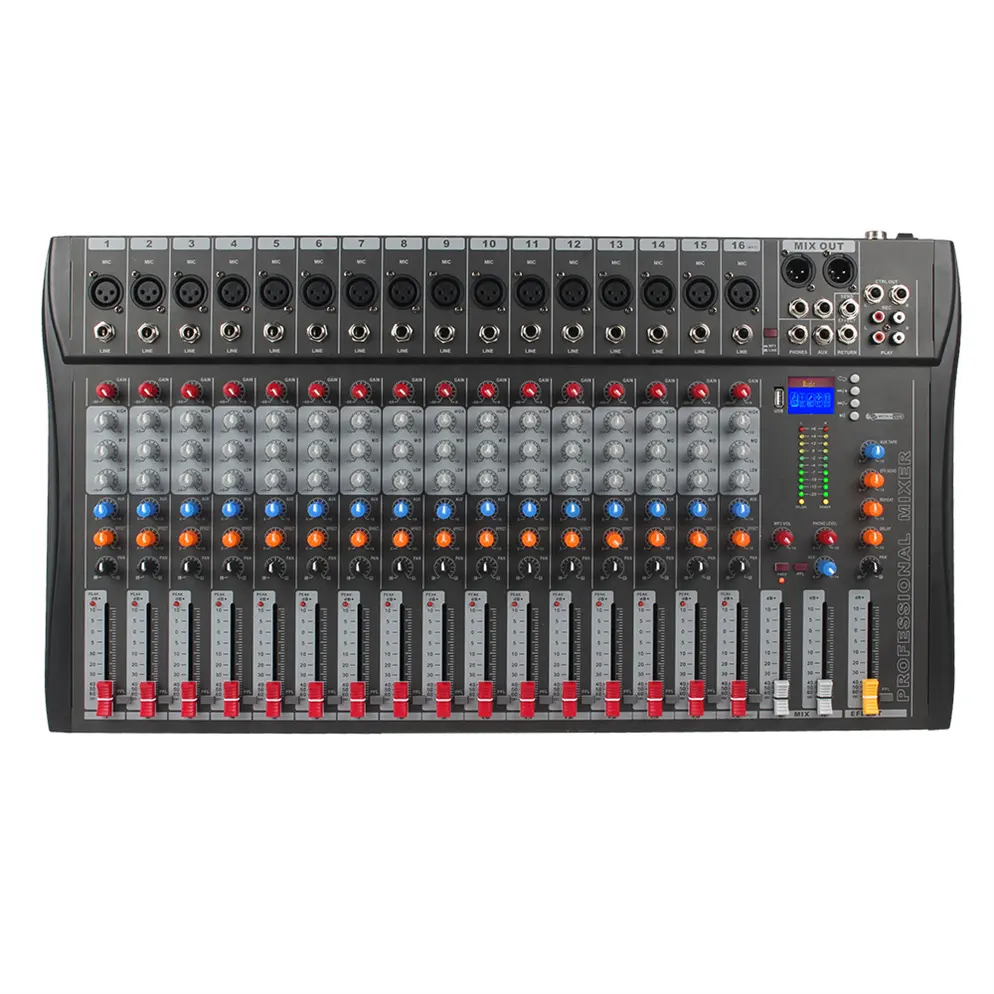 CT16 Mixer audioTiktok penjualan laris Mixer Dj Usb Digital Audio Video Mixer