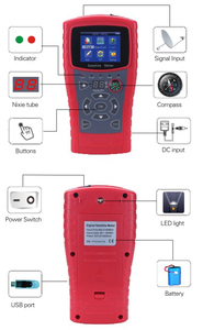 DVB-S2 kỹ thuật số HD vệ tinh Finder Meter nhựa vệ tinh tín hiệu định vị cho thu TV - Product Image 6