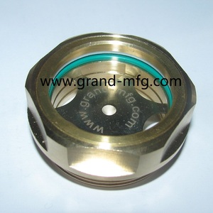 Mirillas de nivel de aceite BSP con junta tórica FKM, medidores de aceite de latón para cajas de engranajes de bombas y transmisión de potencia, varios tipos, múltiples tamaños - Product Image 3