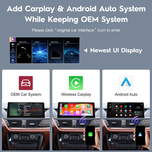 Lecteur Android pour voiture avec GPS 8 cœurs, radio, Apple Carplay, BT, Google, WIFI, 4G SIM pour <span class=keywords><strong>BMW</strong></span> X3 F25 E83 2008-2017 - Product Image 4