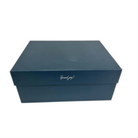 Boîte cadeau rigide pliable personnalisée avec couvercle, doublure en éponge imperméable, finition mate, gaufrage portable