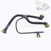 Nouveau tuyau de ventilation du vilebrequin du moteur 1.6 pour Peugeot 206/207/301/307/308/408 Citroën C4/C3 C-Elysee 1192W0 9675884280