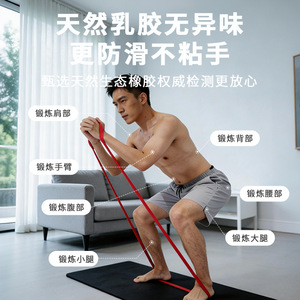 Bande de résistance haute intensité en TPE, outil d'entraînement unisexe pour le fitness en intérieur et le remodelage corporel - Product Image 3