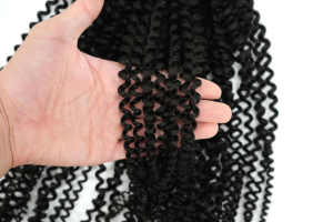 Extensions de cheveux indiens afro crépus prêts à être expédiés, 100g, cheveux humains Remy de qualité supérieure, doux, rebondissants et volumineux, à clipser - Product Image 3