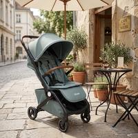 Poussette bébé pliable à une main Abon BS6020, best-seller, légère, en alliage d'aluminium, système de voyage en tissu