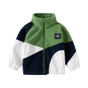 Otoño Invierno ropa para niños más terciopelo Polar Fleece Tops cárdigans de terciopelo fino sudaderas abrigos para niños prendas de vestir al por mayor - Product Image 1