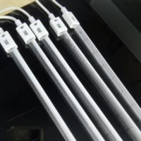 Chauffage infrarouge élément électrique radiateurs lampes halogènes Tube chauffant pour moulage par soufflage de bouteilles en plastique