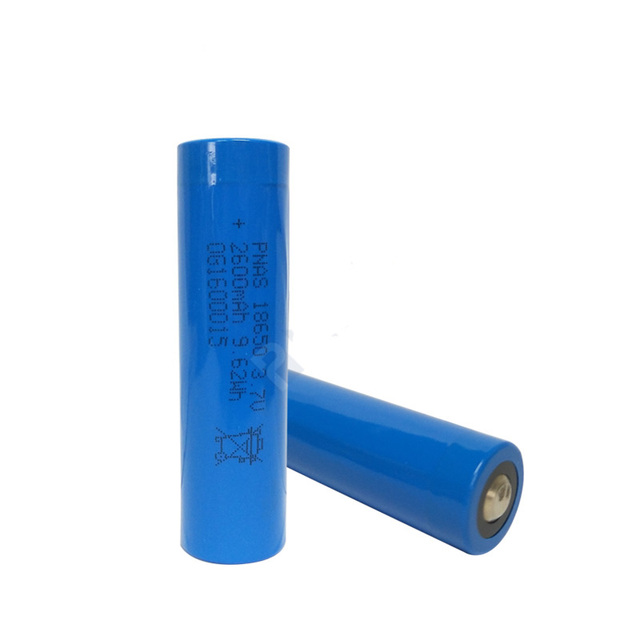 UL 18650 Rechargeable 3.7V 2000mah 2600mah Cylindrical Lithium Ion Battery Pack Pointed Cell with PCM 18650 Lithium Battery Pack