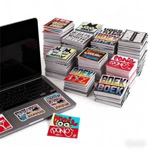 Autocollants Manga Personnalisés en Promotion – Décorations Adhésives pour Ordinateur, Vélo, Bagages, Voiture – Transferts de Dessins Animés Imperméables - Product Image 1