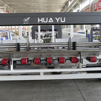 Ligne de production d'emballage automatique YF à économie d'énergie pour machines plieuses-colleuses de boîtes en carton ondulé