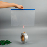 Classeurs à glissière en PVC PP durables, vente en gros, classeurs transparents en plastique, classeurs A4 transparents, classeurs à glissière faciles pour le bureau