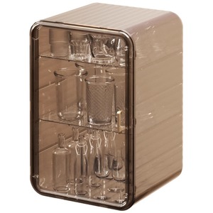 Clear Acrylic <b>Cup</b> Storage Organizer With Lid For Kitchen Desk <b>Tea</b> Coffee Mug Glass Holder Rectangular Standing Type - Product Image 5