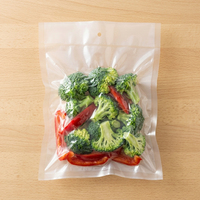 Sac en plastique sous vide PE personnalisé sans BPA avec poignée longue pour l'emballage et le stockage alimentaire commercial