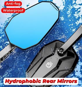 Xe máy hình thoi phía sau-Gương xem với sưng lên vít cài đặt cơ sở đa góc điều chỉnh xe máy Thanh kết thúc gương - Product Image 6