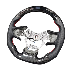 Volante Deportivo de Fibra de Carbono Real con LED Inteligente para <span class=keywords><strong>Lexus</strong></span> ES LS <span class=keywords><strong>UX</strong></span> 2017 2018 2019 2020 2021 <span class=keywords><strong>2022</strong></span> 2023 2024 GS 15-21 - Product Image 2