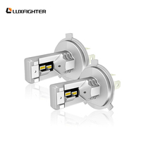 LUXFIGHTER Q12 lampu depan LED, lampu depan LED H1 H4 H7 H11 H13 Mini Csp 9005 C6 M8 F10 F30 tanpa kipas 9004