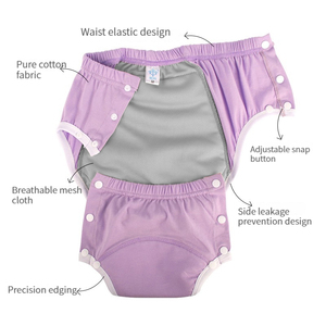 Vente en gros d'usine, <span class=keywords><strong>couches</strong></span> lavables pour <span class=keywords><strong>adultes</strong></span> réglables, réutilisables, anti-fuites, <span class=keywords><strong>protection</strong></span> contre l'incontinence - Product Image 4