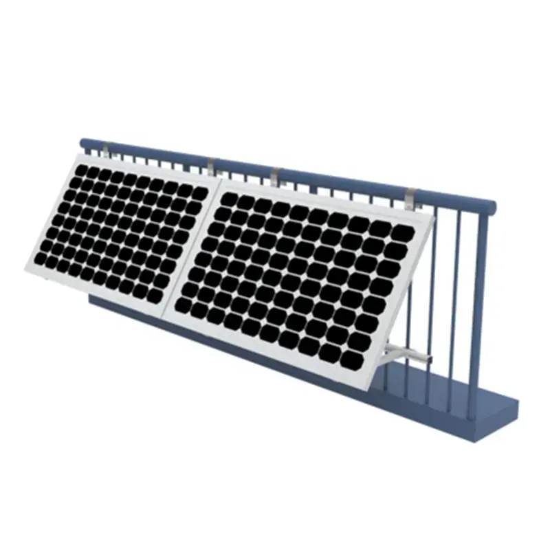 Bảng điều khiển ban công gắn tường phẳng gắn giá đỡ năng lượng mặt trời giá đỡ bảng điều khiển năng lượng mặt trời